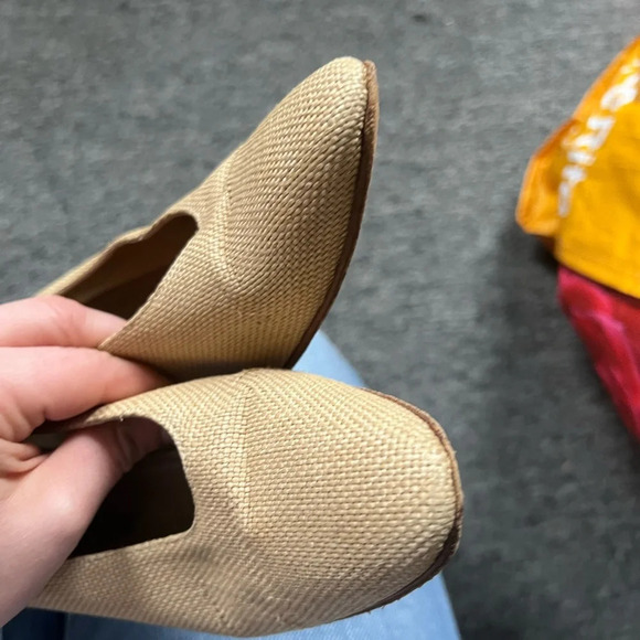 Vintage 1980s Yves Saint Laurent Rattan Heels, size 7 - Picture 11 of 12